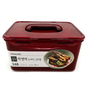 TORIMALL 락앤락 뉴와인 김치통 3.6L, 1개