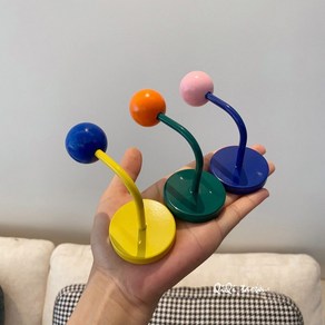 와이엔이 더욱 강력해진 마그네틱 강력 자석 후크 걸이 인테리어 소품걸이, 1개, 그린