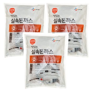 CJ 이츠웰 맛있는 실속 돈까스, 1.3kg, 3개