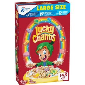 제네럴밀스 럭키 참스 마시멜로 시리얼 (용량옵션) Lucky Chams Oiginal Ceeal, 422g, 1개