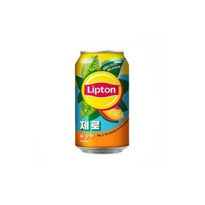 립톤 아이스티 제로 복숭아 355ml x 24캔, 24개