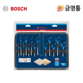 보쉬 2608900336 스페이드비트세트 13pcs 2608587010 후속 10-32mm EXPERT 나비기리세트, 1개