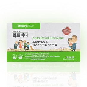 락토비타 온 가족 장건강 면역력지킴이, 25g, 120개