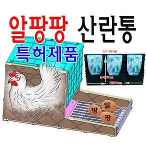 동물 복지 형 알 팡팡 닭 3 구 산란 통 알 먹고 품고 완전 분리 닭 알 낳는 특별한 산란 둥지