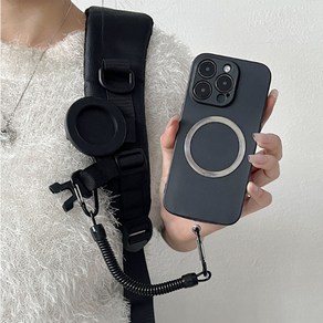 [제이스샷] 벨트 가방 고정 맥세이프 휴대폰 거치대 클립, 1개, 강력형