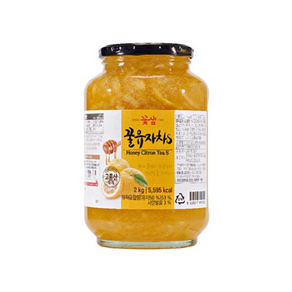 꽃샘 꿀 유자차 S, 2kg, 1개입, 3개