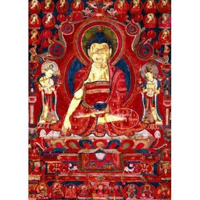 불교 그림 탱화 티베트 Thangka 예술 포스터 인쇄 캔버스 프레스코 마하칼라 부처님 벽 거실 장식, 없음