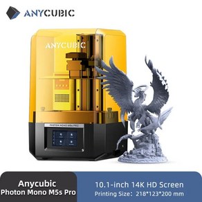 LCD 14K 속도 모노 인쇄 Mono MSLA 150 최대 ANYCUBIC 프린터 Po 3D M5s mmh 크기 Photon 인치 223127200mm 송진 101, 1) Photon Mono M5s Po