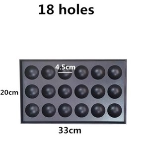 문어 볼 트레이 그릴 플레이트 소시지 타코야키 타이야키 와플 부, 1개, 6.18 holes