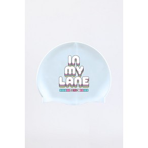 졸린 실리콘 수모 수영모자 마이 레인 Jolyn Silicone Swim Cap - My Lane, 1SZ, 1개