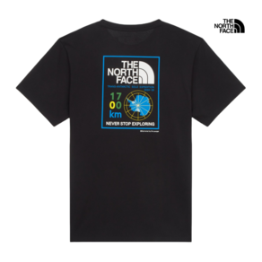 [국내매장정품] 노스페이스 남성 트랜스 안타틱 반팔 티셔츠 블랙 M'S TRANS ANTARCTIC S/S R/TEE 1 NT7UR55A