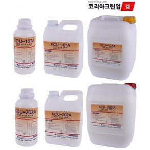 실리콘 소포제 KCU-107A KCU-202A 4리터 거품제거제 거품제거 산업용 공업용 소포제, KCU-107A 1L 실리콘소포제 거품제거, 1개