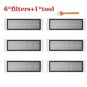 샤오미 로봇 교체용 먼지통 진공 스위퍼 헤파 필터 예비 부품 액세서리 2 세대 로보락 S55 S51 S50, 04 set4, 1개