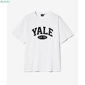 (24SS) YALE 예일 반팔 2 TONE ARCH T-SHIRT WHITE