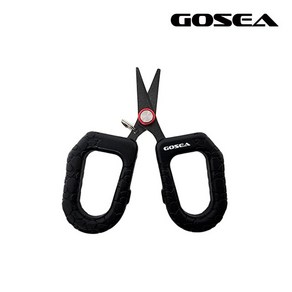 GOSEA 테프론 스텐 합사 가위 GSF-T06 미니 라인커터, 블랙(GSF-T06-BK), 1개