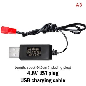 NiMH 배터리 USB 충 R/C 스턴트 트럭 탱크 원격 제어 1PC 3.6V 7.2V, A3, 1개