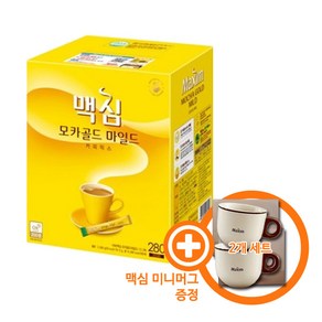 맥심 모카골드 마일드 커피믹스 대용량 + 머그2pcs, 12g, 280개입, 1세트