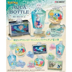 RE-MENT (리멘트) 포켓몬스터 아쿠아 콜렉션 Aqua Bottle2, 6. 시라칸 &  진주몽, 1개