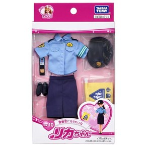 타카라토미(TAKARA TOMY) 리카짱 드레스 LW-10 경찰관이 되고 싶어, 1개