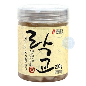 푸드올마켓_ 주비푸드 오이시 락교 200g-Pet /냉장