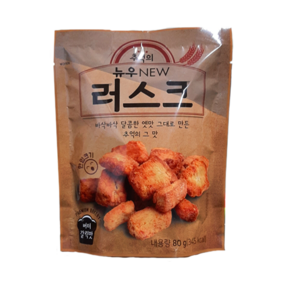 (무료배송) 추억의 뉴우 러스크 80g x 4개