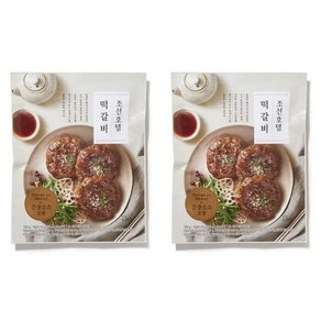 조선 호텔 육즙 가득한 떡갈비 345g 냉동 식품, 2개