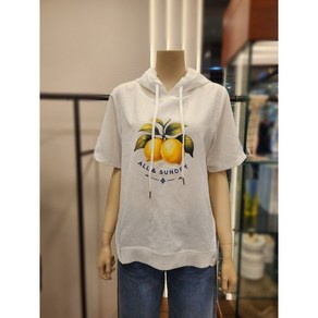 BCBG [올앤선드리] 시트러스 후드 블라우스 A4M4G475