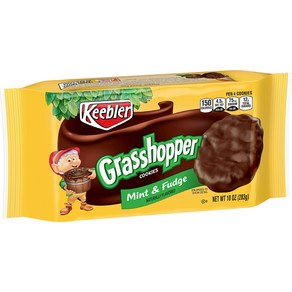 Keeble Cookies - Gasshoppe Fudge Mint - 10 oz Keeble Cookies 메뚜기 퍼지 민트 10온스, 283g, 1개