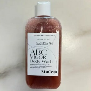 ABC 비거 바디스크럽 워시 매끈 촉촉 보습 각질 MUCENT 레드벨벳, 300ml, 1개