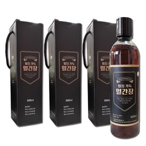 천기누설 통영 멸치가득 멸간장 선물세트 500ml 멸치어간장 수산식품연구소, 3개