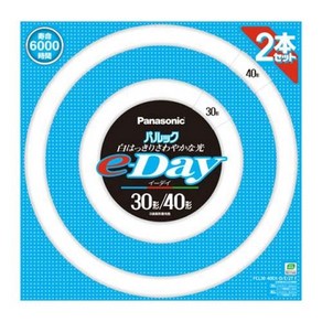 파나소닉 원형 형광등(FCL) 파룩 e-Day 30&40W형 G10q 주광색 2개들이 FCL3040EXDE2TF