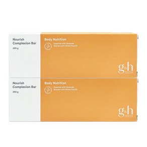 암웨이 g&h 너리쉬 컴플렉션 바 2개 + 휴대용 물티슈, 250g