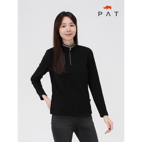 PAT 자가드배색 반집업 티셔츠 1I85410