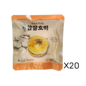 추억의 맛조은 찹쌀호떡(개별포장), 20개, 80g