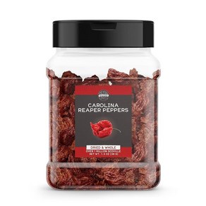 Birch & Meadow Whole Carolina Reaper Peppers 36.9g(1.3온스) 매우 스파이시 1 000 000 SHU 이상