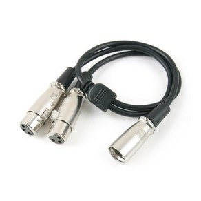 (COMS) 캐논 XLR 2분배 케이블 Y형 50cm/NT321/1M-2F NT321