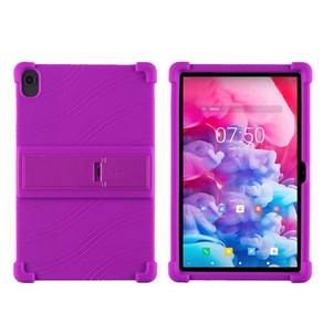 Teclast T40 Plus/T40 Po 태블릿 케이스 안전한 충격 방지 실리콘 스탠드 커버, 한개옵션2, 04 05 Puple