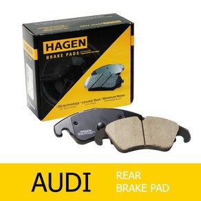 하겐(HAGEN) 아우디 A6 브레이크 패드(뒤세트) 2.0 TDI CNHA 콰트로 센서포함, [C7] 2.0 TDI (CGL) 뒤세트