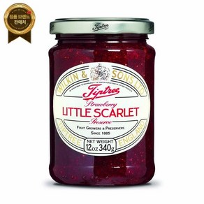 Tiptee Little Scalet Stawbey Peseve 팁트리 리틀 스칼렛 스트로베리 프리저브 딸기잼 12oz (340g), Tiptee Little Scalet Stawbe