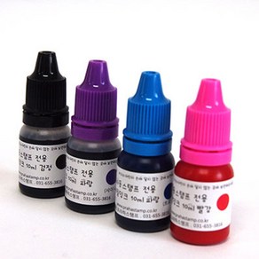 [리필잉크]자동스탬프 전용 리필잉크 10ml(정량!), 블루x5