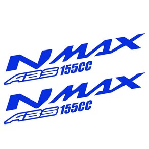 [호환] 스쿠터 바디 사이드 스트립 페어링 스티커 로고 데칼 반사 오토바이 액세서리 NMAX 155 Nmax160, 11 155 Blue, 1개
