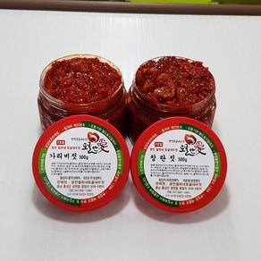 토굴 안애 광천 양념 젓갈 특별 행사 500g(1+1) 가리비젓+창란젓