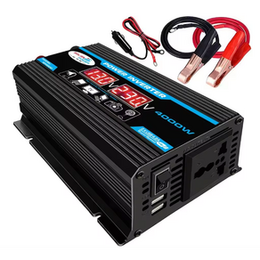 인버터 순수정현파 차량용 최대300W peak powe 4000W 60HZ LCD 12V-220V, 1개