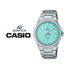 카시오 CASIO 에디피스 에얄오크 터콰이즈 남자 슬림 메탈시계 EFR-S108D-2B