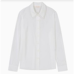 SI (씨) [23F/W] 트위드배색 카라 블라우스 블랙SHBAX2449