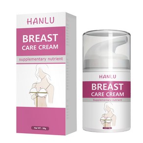 [당일발송] HANLU가슴 상태 유지용 케어 크림 피부 보습 및 탄탄함 유지 여성 전용 케어 크림, 2개, 50g