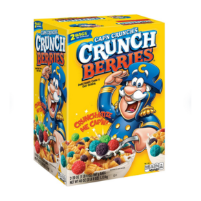 캡틴크런치 크런치 베리 시리얼 1.13kg Cap'n Cunch's Cunch Beies Kids Ceeal 40oz, 1개