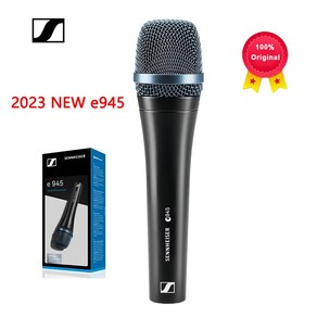 100 오리지널 SENNHEISER E945 무빙 코일 마이크 성능 전문 유선 마이크 가정용 가라오케 스튜디오 마이크, 2)2 pcs E945