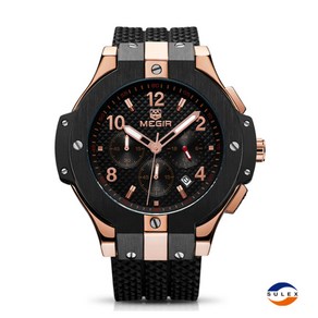 슈럭스 Quartz watch 고급 크로노그래프 남성 우레탄시계 S022WC+ 선물포장