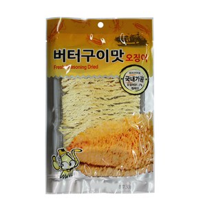 진주 버터구이맛 오징어 30g 식품 > 스낵/간식 원물간식 기타원물간식, 1개